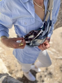 Banane patchwork jean focus