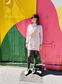 Banane tweed rose 1