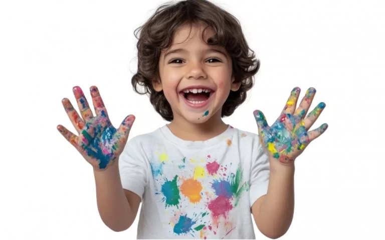 Atelier peinture textile enfant