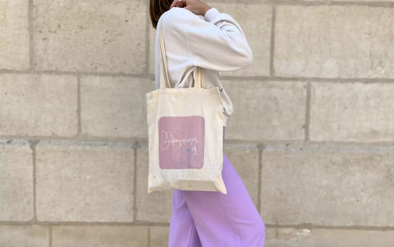Tote bag Dionysiaque et sweat